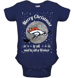 Denver Broncos Merry Christmas to all and to all a Bronco fan shirt