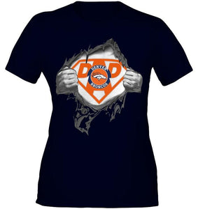 Denver Broncos dad superman shirt