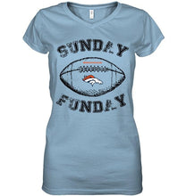 Load image into Gallery viewer, Sunday funday Denver Broncos lover shirt
