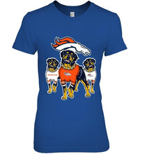 Load image into Gallery viewer, Denver Broncos Rottweilers fan shirt
