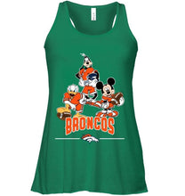 Load image into Gallery viewer, Denver Broncos mickey donald goofy fan shirt

