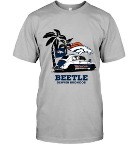 Beetle Denver Broncos on beach shirt