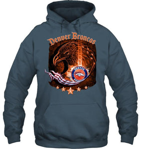 denver broncos eagle american flag shirt