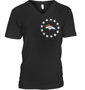 Denver Broncos american star flag shirt