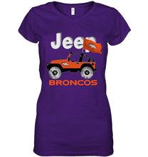 Load image into Gallery viewer, Jeep Denver Broncos fan hoodie
