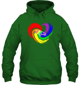 Denver Broncos lgbt tornado heart shirt