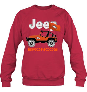 Jeep Denver Broncos fan hoodie