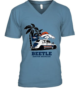 Beetle Denver Broncos on beach shirt