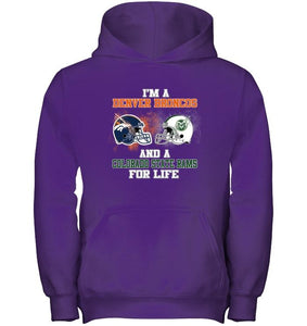 i'm a Denver Bronco and a Colorado State Ram for life shirt