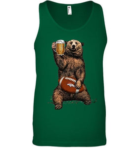 Denver Broncos Beer drinking bear shirt