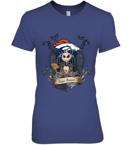 Denver Broncos Jack Skellington shirt