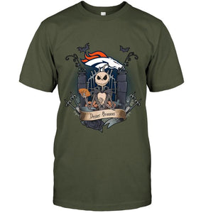 Denver Broncos Jack Skellington shirt