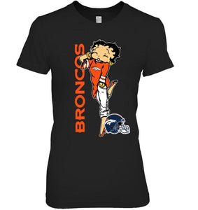 Denver Broncos betty boop fan shirt