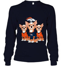 Load image into Gallery viewer, Denver Broncos Chihuahuas fan shirt
