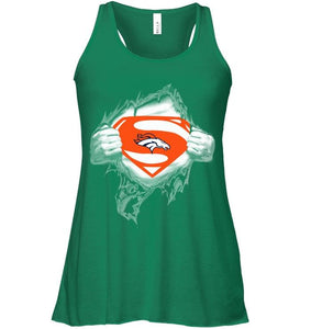 Denver Broncos Superman Ripped shirt