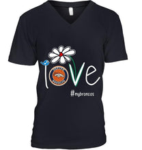 Load image into Gallery viewer, Love my Broncos Denver Broncos daisy fan shirt
