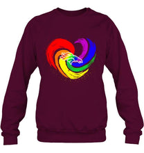 Load image into Gallery viewer, Denver Broncos lgbt tornado heart shirt
