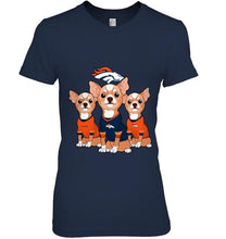 Load image into Gallery viewer, Denver Broncos Chihuahuas fan shirt
