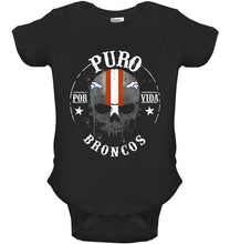 Load image into Gallery viewer, Puro Denver Broncos por vida fan shirt
