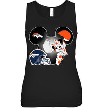 Load image into Gallery viewer, Denver Broncos Minnie cheerleader shirt
