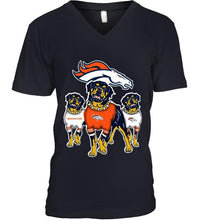 Load image into Gallery viewer, Denver Broncos Rottweilers fan shirt
