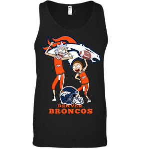 Denver Broncos Rick and morty fan shirt