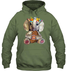 Elephant loves Denver Broncos shirt