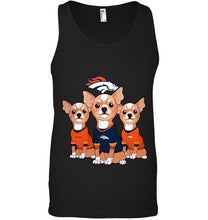 Load image into Gallery viewer, Denver Broncos Chihuahuas fan shirt
