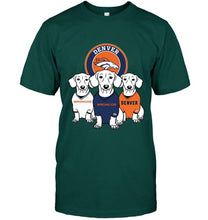 Load image into Gallery viewer, Dachshund Denver Broncos shirt
