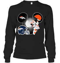 Load image into Gallery viewer, Denver Broncos Minnie cheerleader shirt

