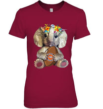 Load image into Gallery viewer, Elephant loves Denver Broncos shirt
