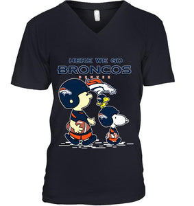 Here we go Denver Broncos snoopy shirt