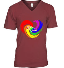 Load image into Gallery viewer, Denver Broncos lgbt tornado heart shirt
