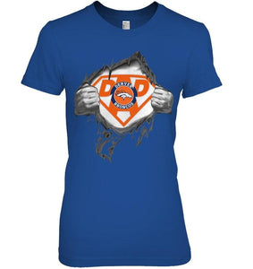 Denver Broncos dad superman shirt