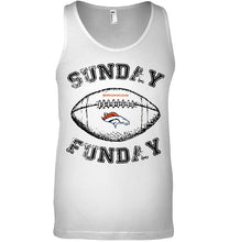 Load image into Gallery viewer, Sunday funday Denver Broncos lover shirt
