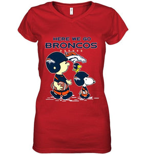 Here we go Denver Broncos snoopy shirt