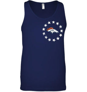 Denver Broncos american star flag shirt