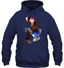 Load image into Gallery viewer, IT Boise State Broncos in toilet halloween hoodie
