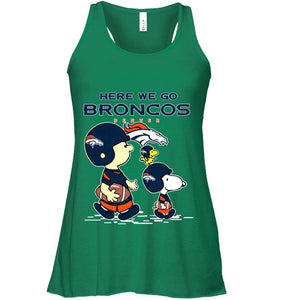 Here we go Denver Broncos snoopy shirt