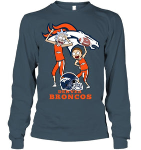 Denver Broncos Rick and morty fan shirt