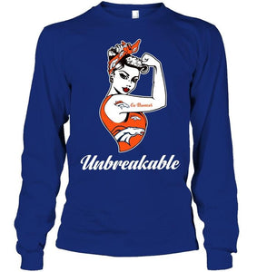 Go Denver Broncos unbreakable girl shirt