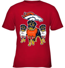 Load image into Gallery viewer, Denver Broncos Rottweilers fan hoodie
