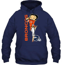 Load image into Gallery viewer, Denver Broncos betty boop fan shirt
