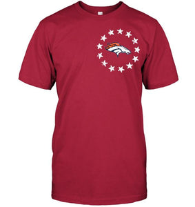 Denver Broncos american star flag shirt