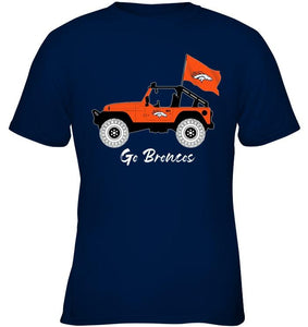 Go Denver Broncos Jeep shirt