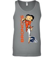 Load image into Gallery viewer, Denver Broncos betty boop fan shirt
