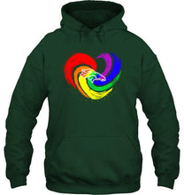Load image into Gallery viewer, Denver Broncos lgbt tornado heart shirt
