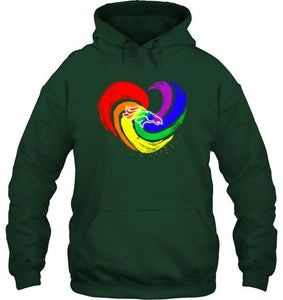 Denver Broncos lgbt tornado heart shirt