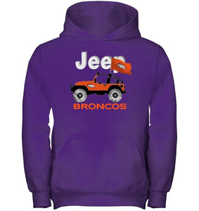 Jeep Denver Broncos fan hoodie