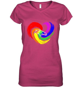 Denver Broncos lgbt tornado heart shirt